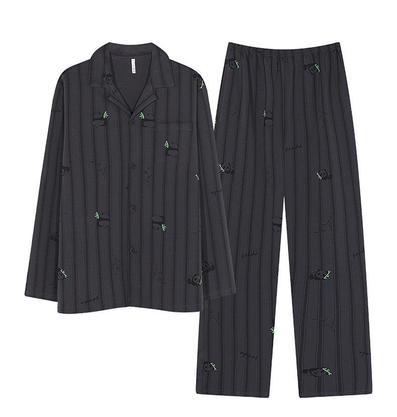 Matching Long Sleeves Panda Pajamas for Couples