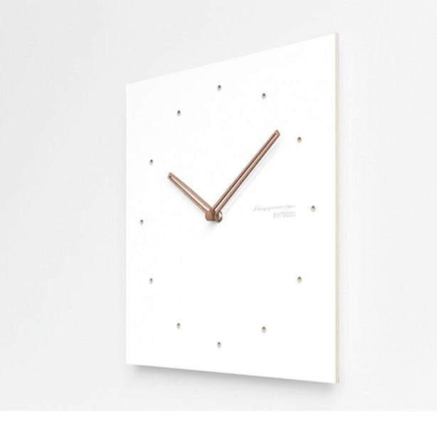 Square Deco Silent Wall Clock 30cm