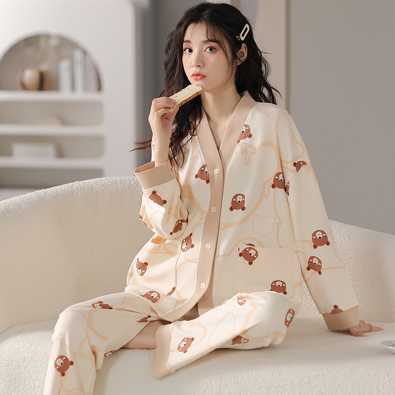 Nightwear Dress Women Loungewear Set