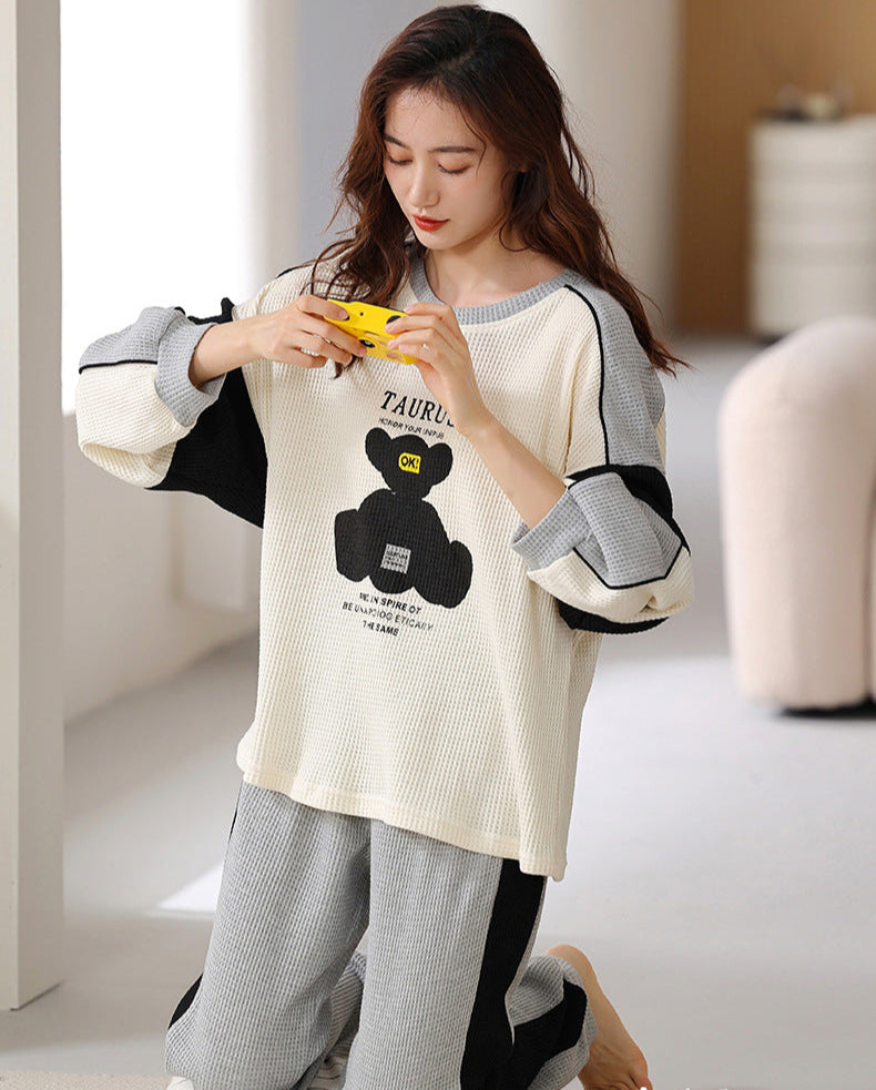 Gullei™ Taurus Pullover Casual Pajamas Set Pure Cotton