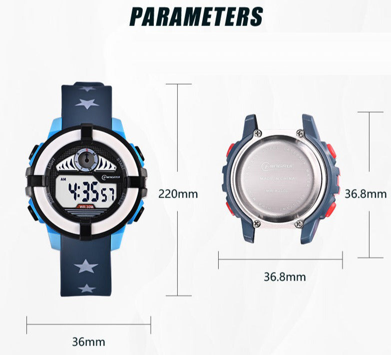 Matching Waterproof Sports Watch Set for Kids