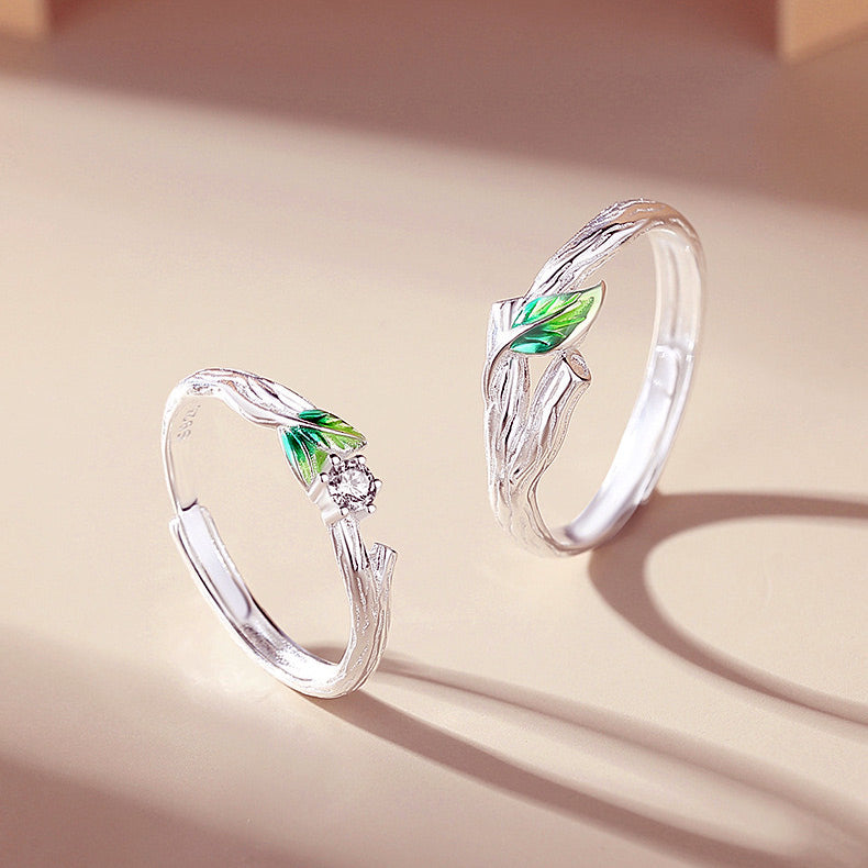 Custom Matching Rings Set Sterling Silver