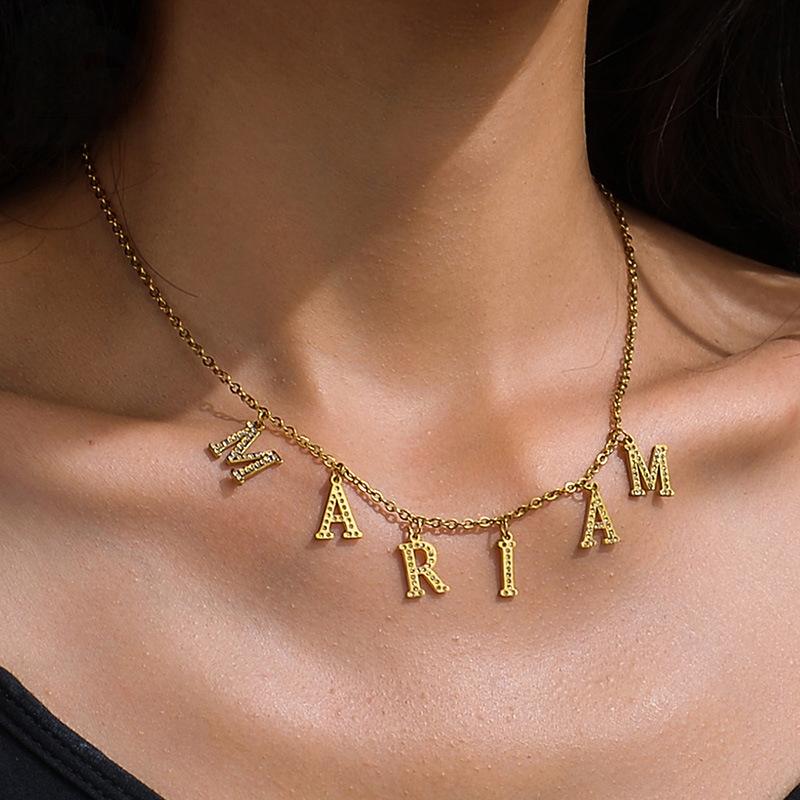 Personalized Name Letters Necklace