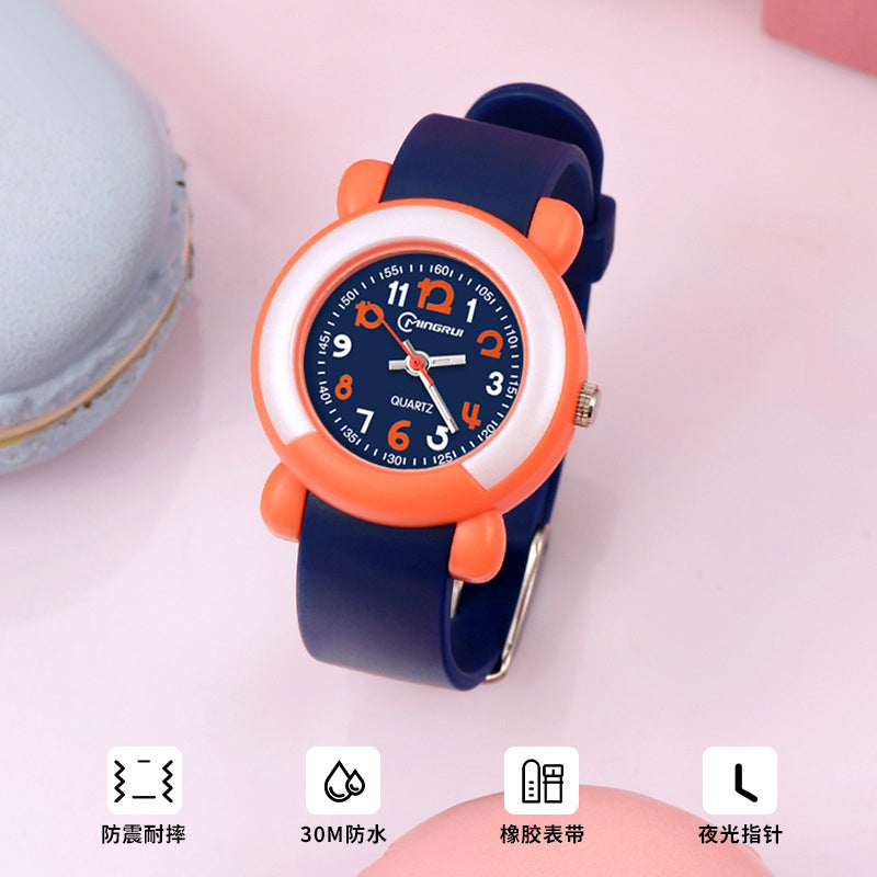 Cute Waterproof Matching Kids Watch Set