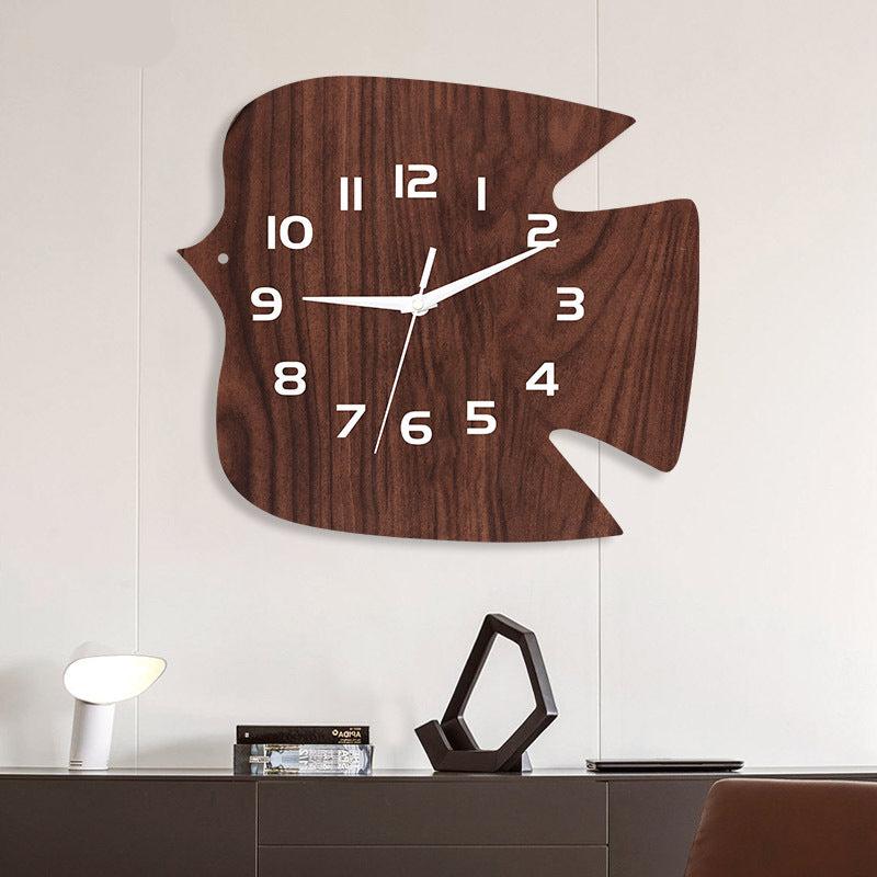 Bird Shaped Wall Décor Silent Clock – Rustic and Charming Design