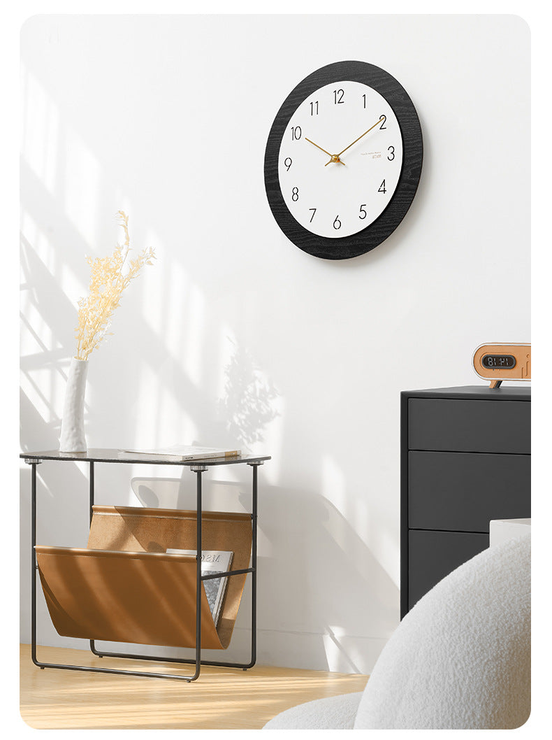 Modern Circular Analog Silent Wall Clock