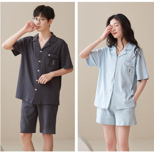 Summer Soft Sleepwear for Men and Women 100% Cotton