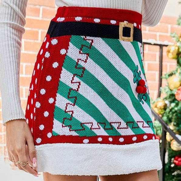 Womens Christmas Skirt