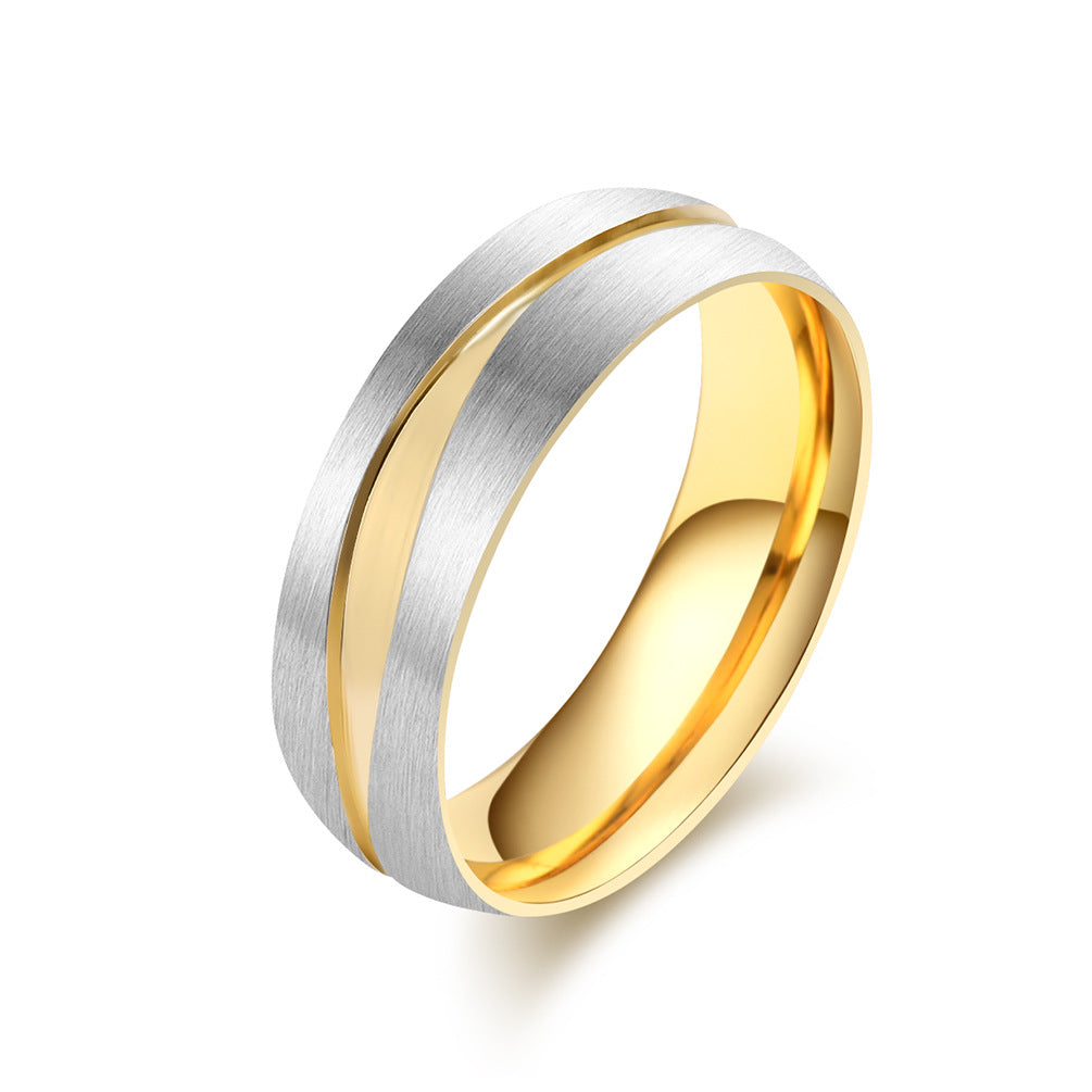 Custom Mens Wedding Ring Brushed Comfort Fit 7mm