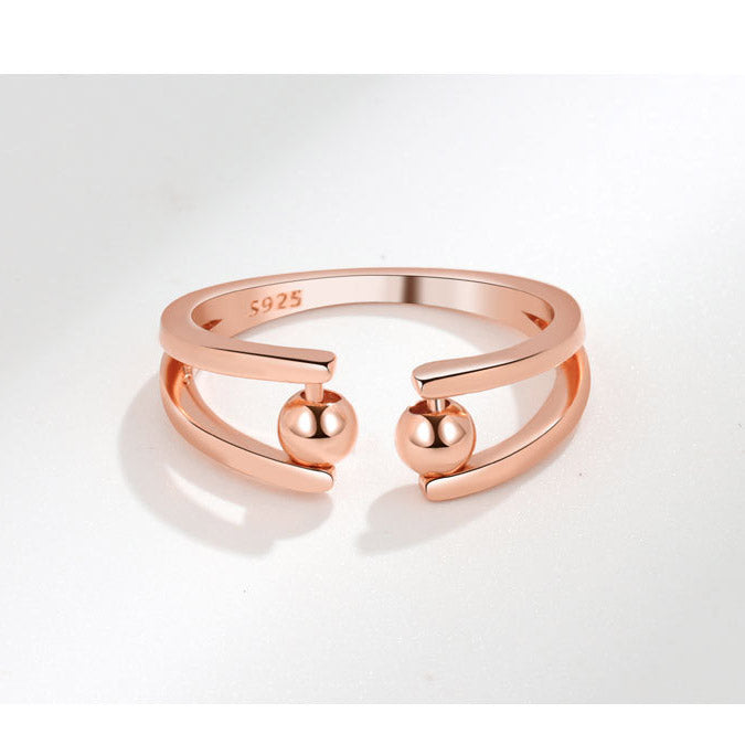 Beads Spinner Fidget Ring for Her