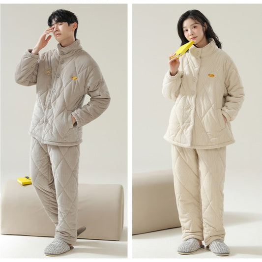Winter Loungewear PJs for Couples 100% Flannel