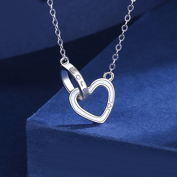 Forever heart Dainty Pendant Necklace Gift for Her