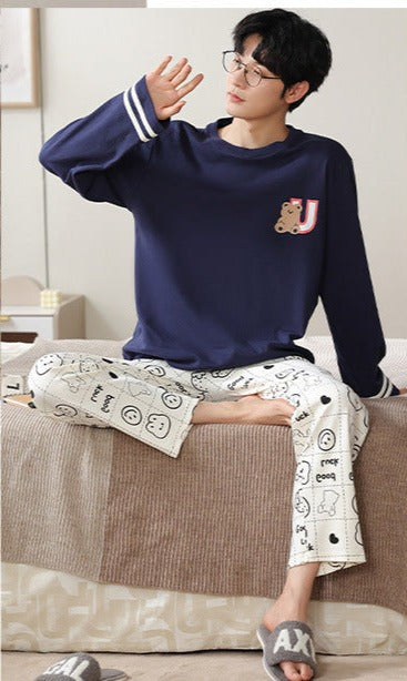 Cute Couples Matching PJs Sleepwear Set for 2