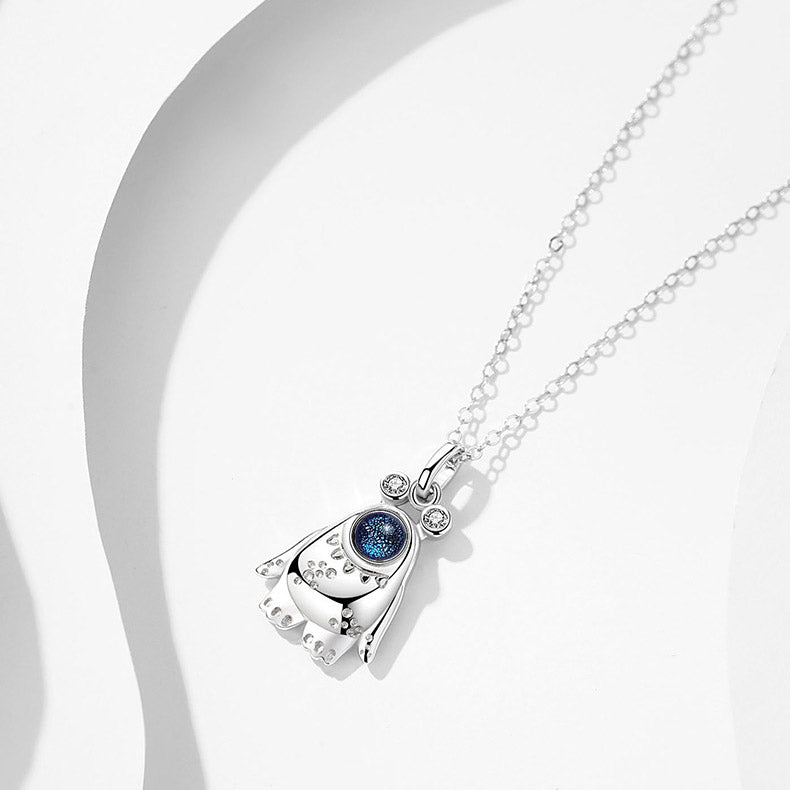 Cute Aliens Matching Necklaces Set for 2