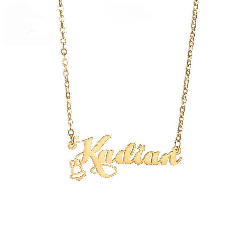 Crown Personalized 2 Names Necklace