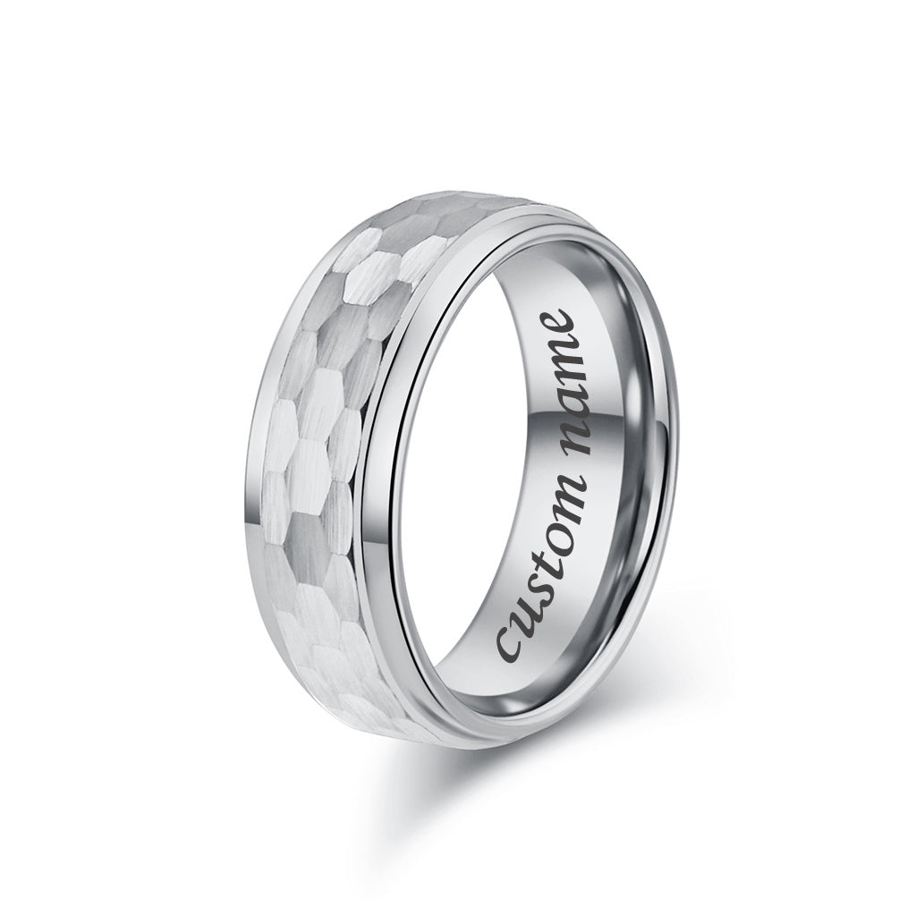 Custom Tungsten Mens Wedding Ring