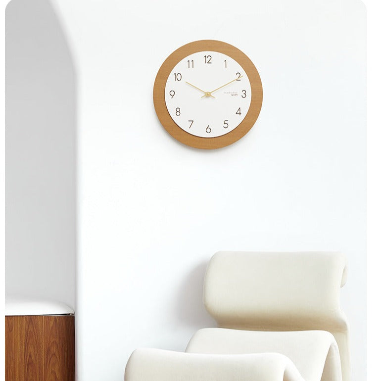 Modern Circular Analog Silent Wall Clock