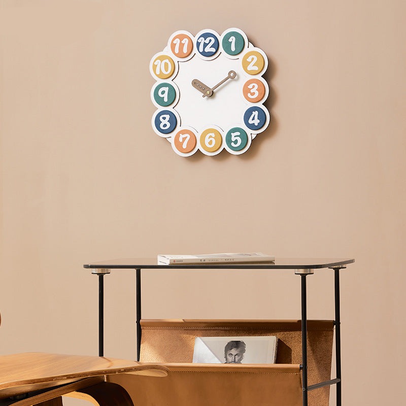 Beautiful Kids Bedroom Wall Deco Silent Clock