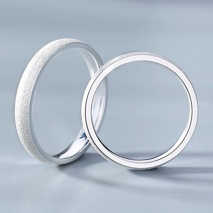 Custom Matching Couple Wedding Bands