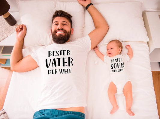 Funny Matching Dad Baby Tshirts Set
