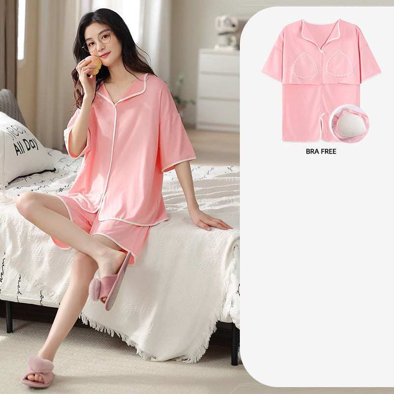 Two-Piece Romantic Summer Nightwear for Women