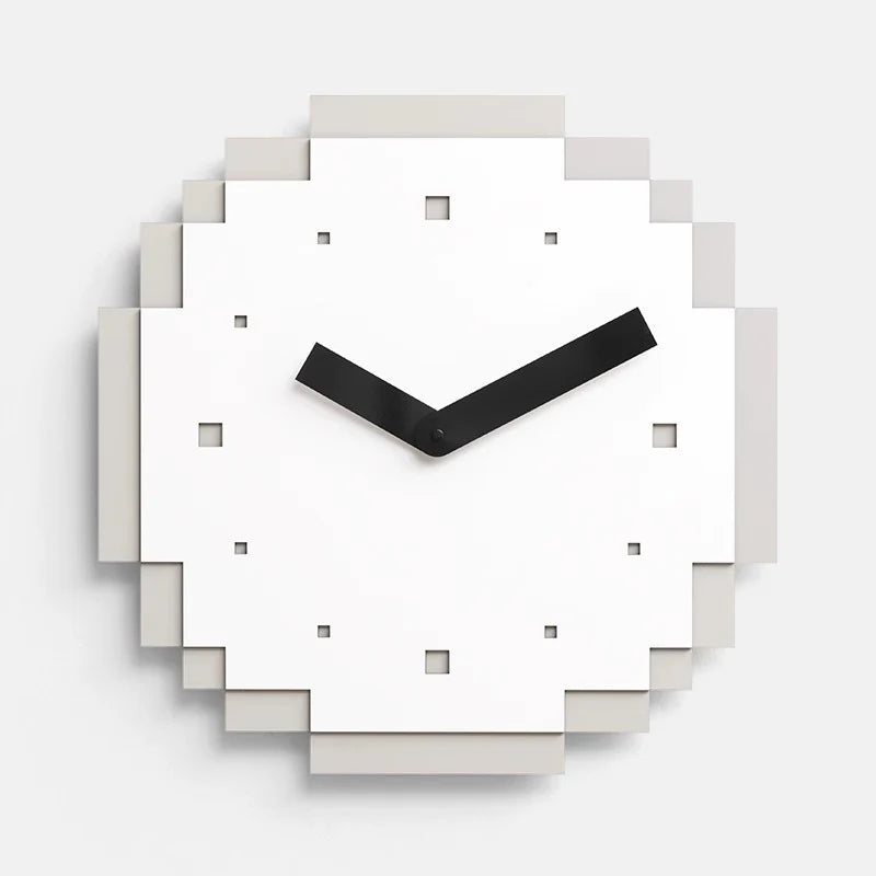 Gullei™ Modern Pixel Theme Wall Decor Silent Clock