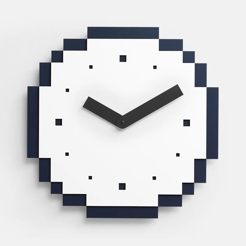 Gullei™ Modern Pixel Theme Wall Decor Silent Clock