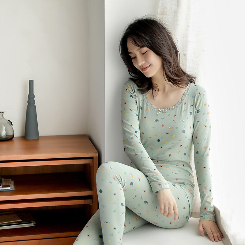 Cozy Thermal 2-Piece Pajamas Set
