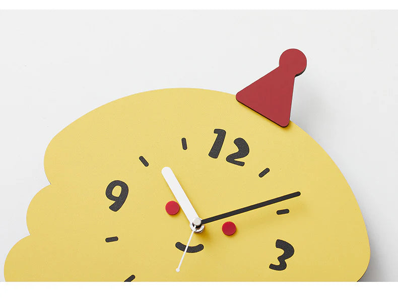 Gullei™ Christmas Theme Cartoon Kids Bedroom Silent Clock