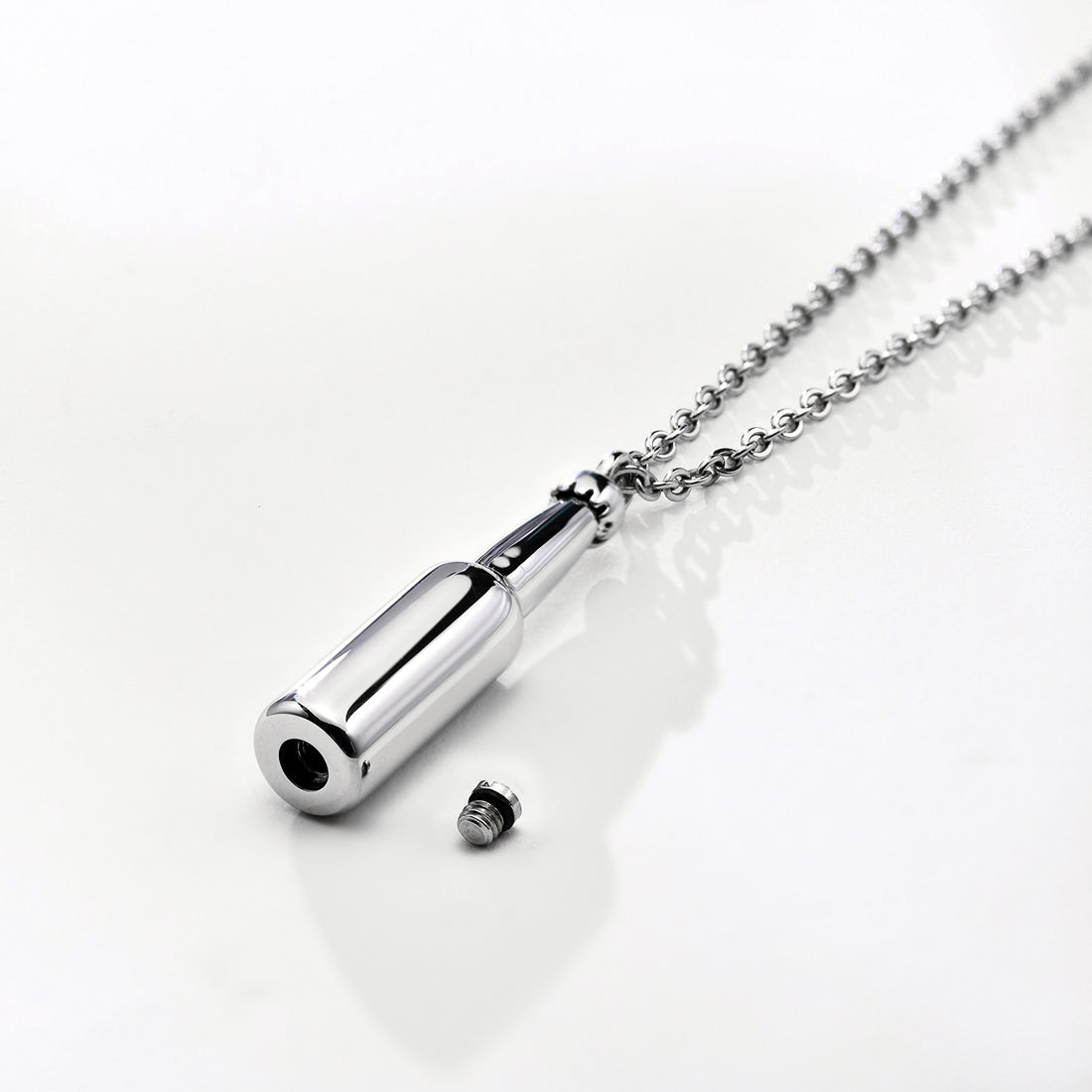 Memorial Urn Cremation Bottle Pendant Necklace