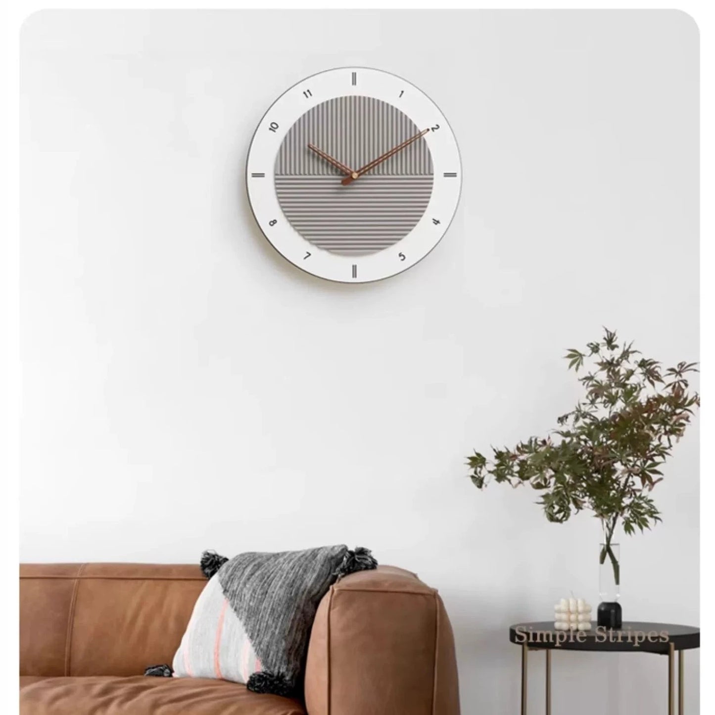 Minimalistic Modern Analog Silent Wall Clock