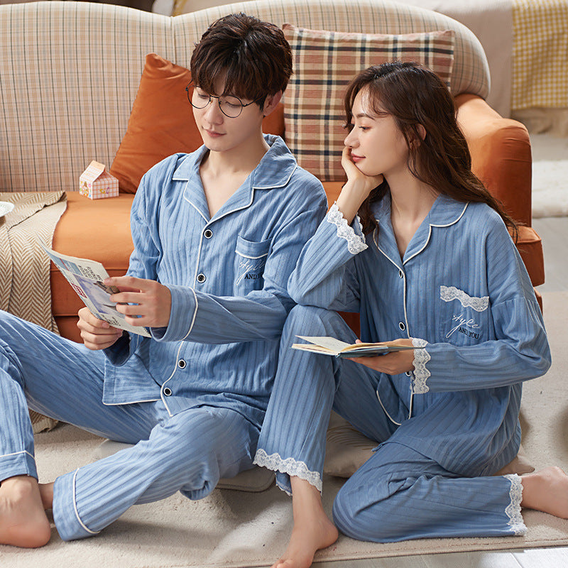Matching Cotton Sleepwear for Couples Set of two