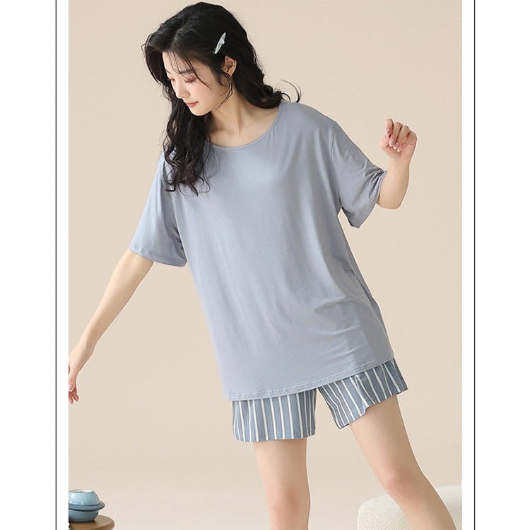 Gullei™ Short Sleeve Pajamas Set Organic Cotton Summer