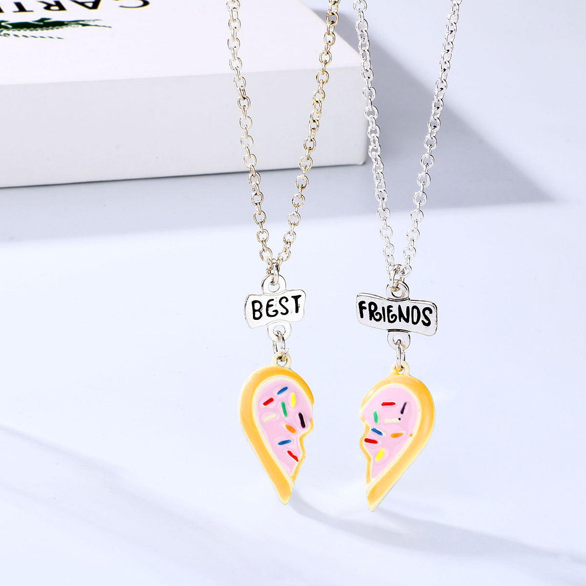 Connecting Hearts Necklaces Set for Best Friends