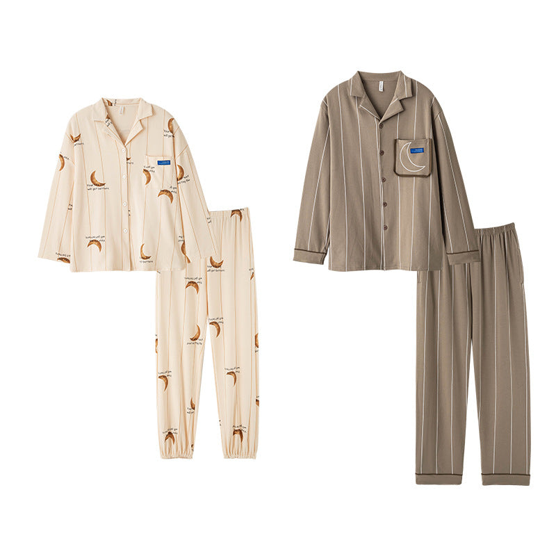 Matching Pajamas Set for Couples Pure Cotton