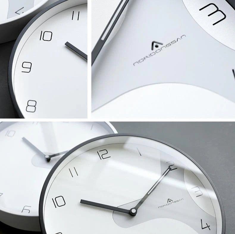 Gullei™ Modern Style Circular Silent Wall Clock