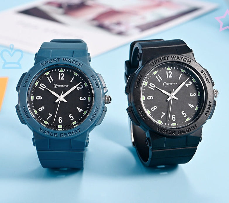 Matching Water Resistant Luminous Watch Set