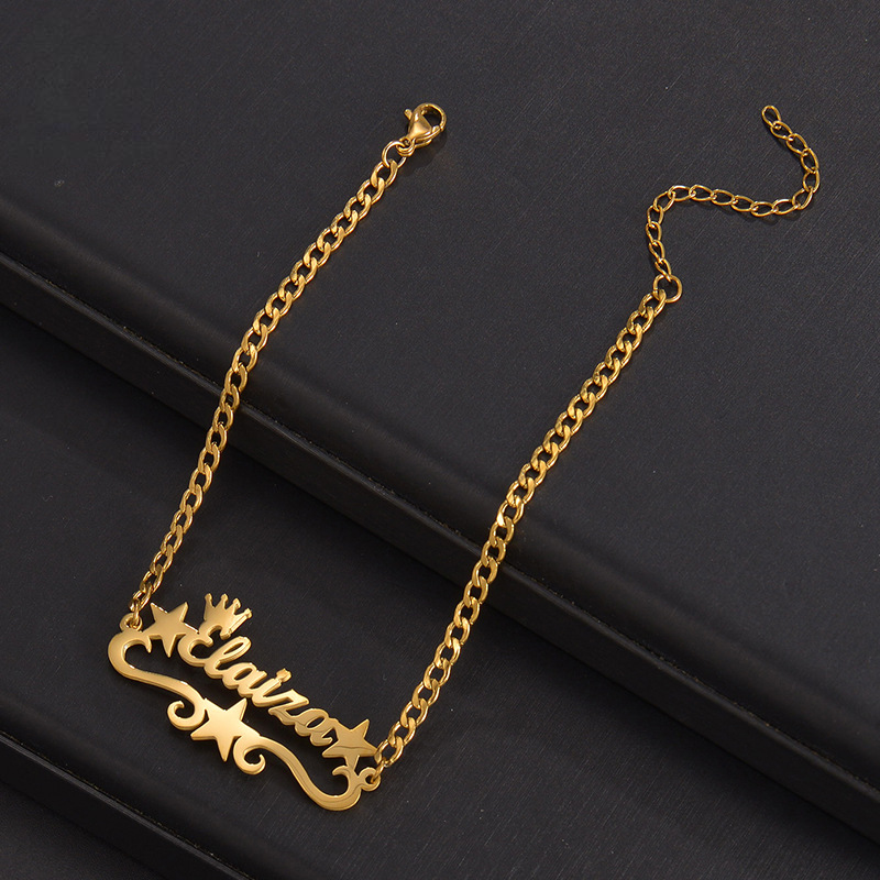 Stars Custom Name Bracelet