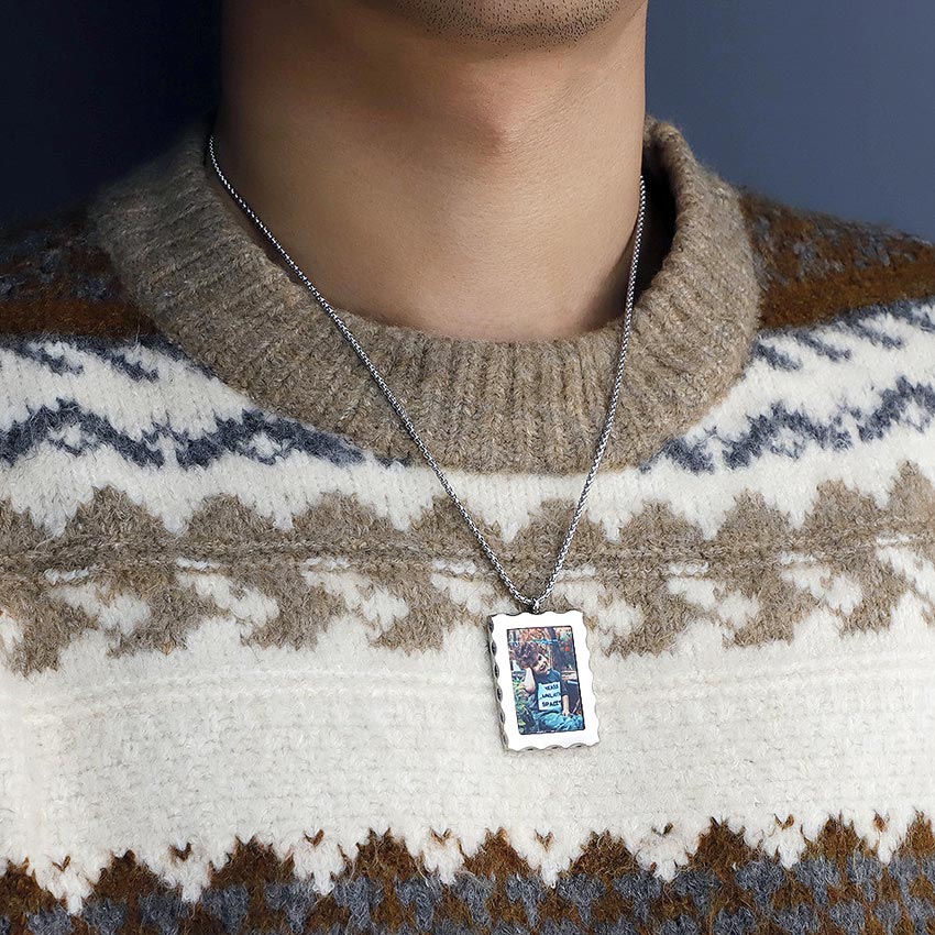 Personalized Photo Pendant Necklace for Her