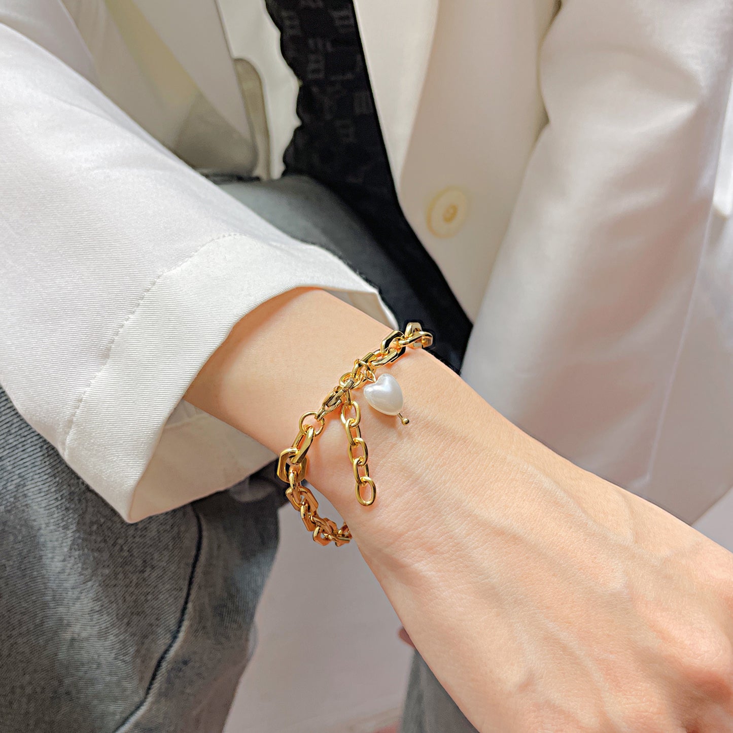 Hip-Hop Fashion Bracelet Gift for Her