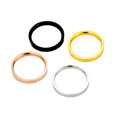 Custom Engraved Simple Marriage Unisex Ring