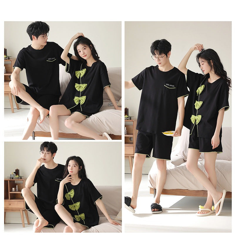 Matching Cozy Shorts Summer Pajamas Set - 100% Cotton