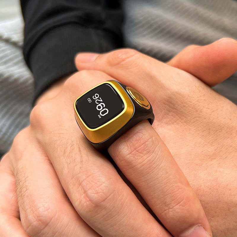 Tasbeeh Counter Prayer Reminder Smart Ring for Men