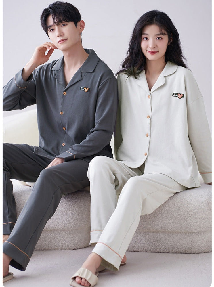 Long Pajamas for Men and Women 100% Cotton
