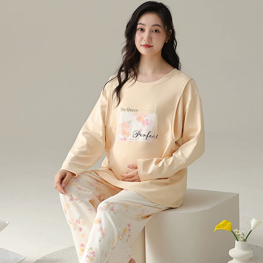 The Effortless Pullover Maternity & Nursing Pajama Set