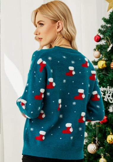 Holiday Women Sweater Xmas Sweatshirt