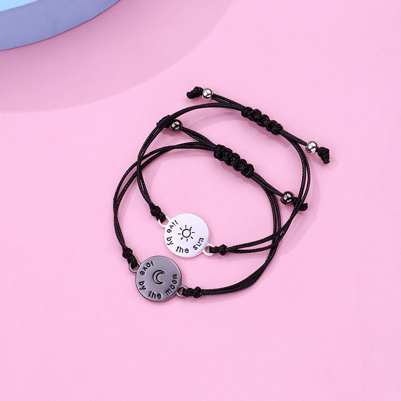 Sun and Moon Best Friends Bracelets Set for 2