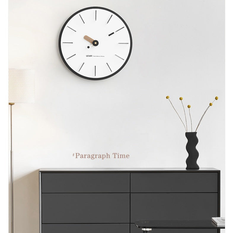 36cm Silent Wall Clock - Modern Minimalist Scandinavian Design