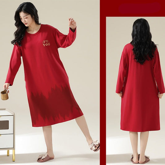 Matching Wedding Sleepwear Red Pyjamas 100% Cotton