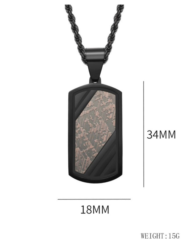 Customized Mens Thick Chain Pendant Necklace